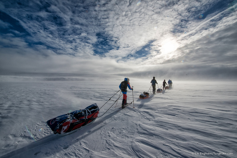 Finnmark Plateau West-East skiing expedition 