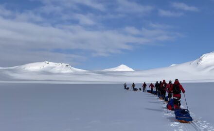 Skiing expedition to Ny Ålesund – Spitsbergen. 15 days