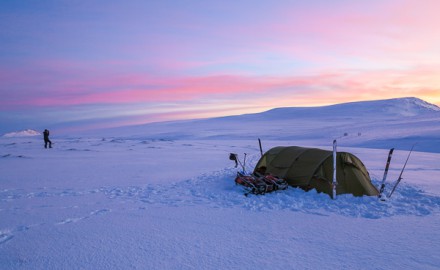Introduction to expedition skiing and camping in the arctic. 5 days