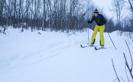 Learn cross country skiing