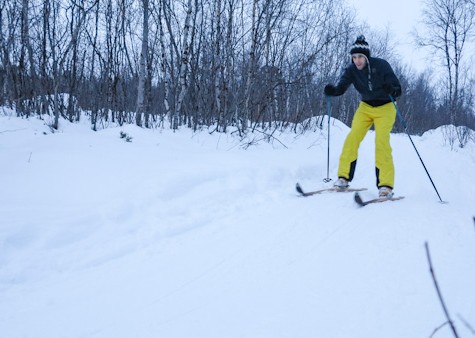 Learn cross country skiing