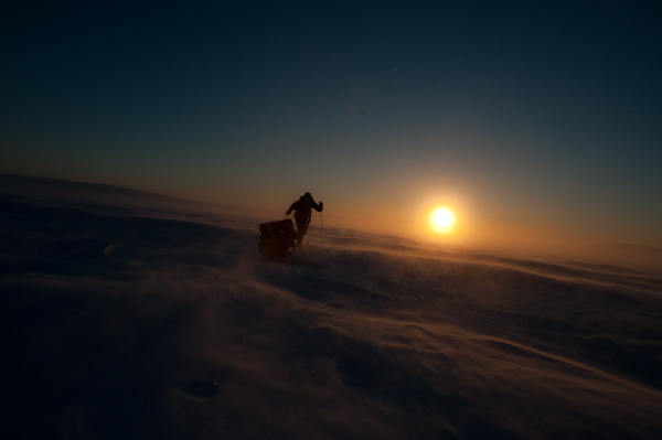 Ski expedition Finnmark plateau northern norway